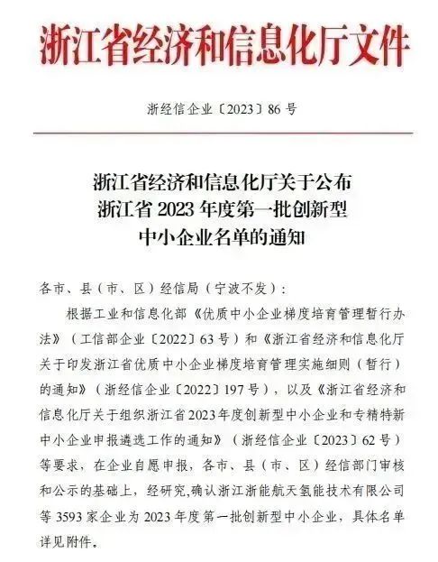 奋斗不息 创新不止|金鹭装饰、爱游戏平台双双荣获“2023年度创新型中小企业”称号